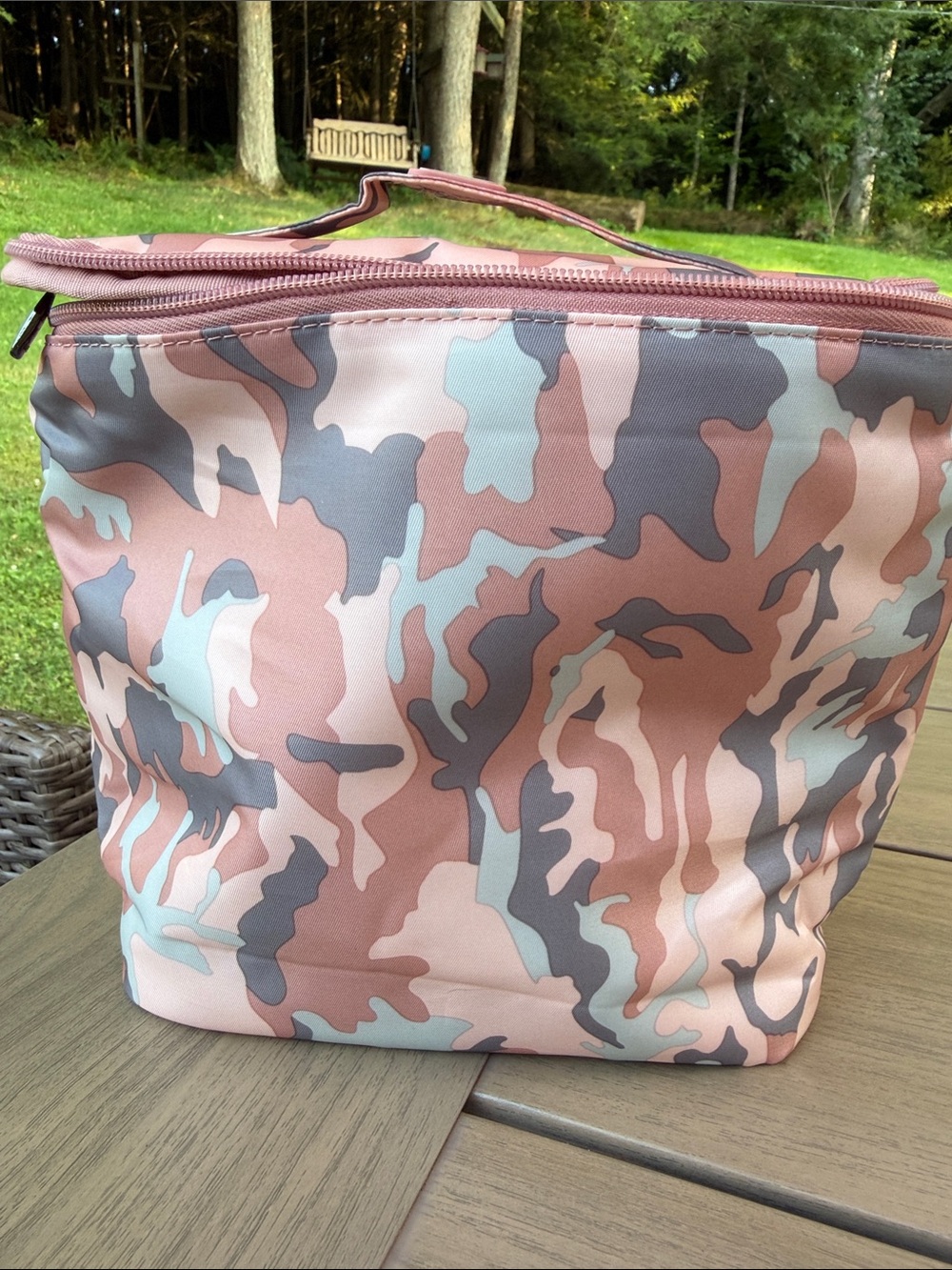 lug Pink Camo Cosmetic Bag